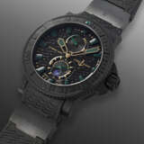 ULYSSE NARDIN, LIMITED EDITION DLC-COATED STAINLESS STEEL 'MARINE DIVER BLACK SEA', REF. 263-92, NO. 159/250 - photo 2