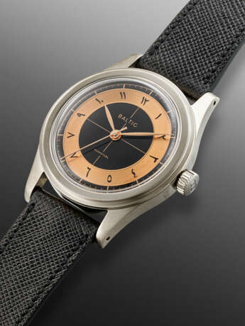BALTIC FOR PERPETUEL, LIMITED EDITION TITANIUM CHRONOGRAPH 'HMS' WITH EASTERN ARABIC NUMERALS, NO. 04/71 - Foto 2