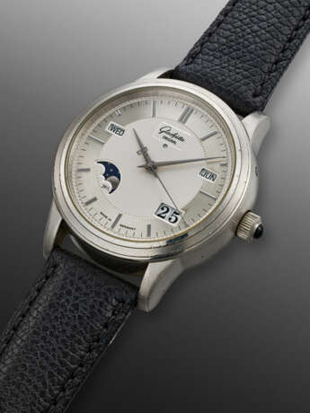 GLASHUTTE, LIMITED EDITION PLATINUM PERPETUAL CALENDAR WITH MOON PHASES 'SENATOR', REF. 21959, NO. 29/50 - фото 2