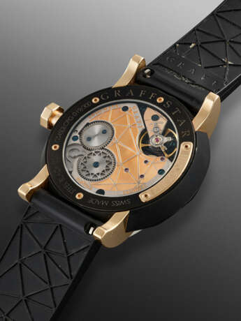 GRAFF, LIMITED EDITION DLC-COATED STAINLESS STEEL AND YELLOW GOLD 'GRAFFSTAR', REF. GS45DLCPG, NO. 019/300 - фото 3