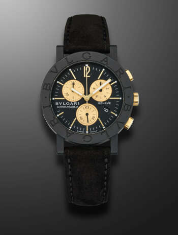 BULGARI, LIMITED EDITION CARBONGOLD CHRONOGRAPH 'GENEVA', REF. BB 38 CL CH, NO. 592/999 - фото 1