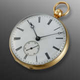 BREGUET, YELLOW GOLD QUARTER REPEATER KEY-WOUND OPENFACE POCKET WATCH, NO. 3892 - Foto 2