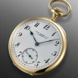 PATEK PHILIPPE, YELLOW GOLD OPENFACE POCKET WATCH, RETAILED BY F. MICHAELSEN - ROME - photo 2