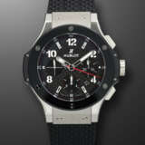 HUBLOT, STAINLESS STEEL AND CERAMIC CHRONOGRAPH 'BIG BANG', MADE FOR THE WINNERS OF THE POLO GOLD CUP GSTAAD - photo 1