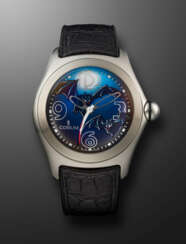 CORUM, LIMITED EDITION STAINLESS STEEL 'BUBBLE BAT', REF. 82.150.20