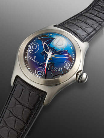 CORUM, LIMITED EDITION STAINLESS STEEL 'BUBBLE BAT', REF. 82.150.20 - Foto 2
