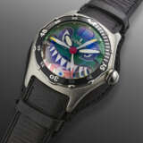 CORUM, LIMITED EDITION STAINLESS STEEL FLYING SHARK 'BUBBLE DIVE BOMBER', REF. 82.180.20 - Foto 2