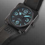 BELL & ROSS, LIMITED EDITION PVD-COATED STAINLESS STEEL WRISTWATCH, REF. BR01-92-SBLU, NO. 184/500 - photo 2