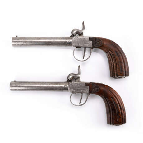 Paar kleine Duell-/Perkussionspistolen - Foto 2