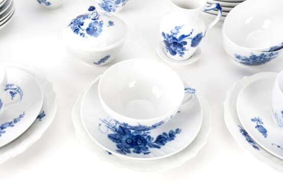 Royal Copenhagen Kaffee- und Teeservice 'Blaue Blume' - photo 4