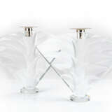 Paar Lalique 'Ravelana' Kerzenhalter - фото 1
