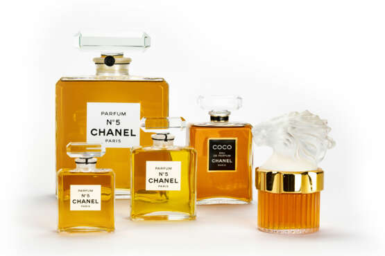Konvolut Chanel- und Lalique-Flakons - Foto 1