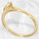 Ring: Zierlicher gelbgoldener Brillant/Diamant-Ring, 18K Gold - photo 5