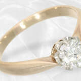 Ring: vintage Brillant/Solitärring, schöner Brillant von ca. 0,6ct - фото 3