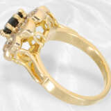 Ring: hochwertiger vintage Saphir/Brillantring, ca. 3ct - Foto 4