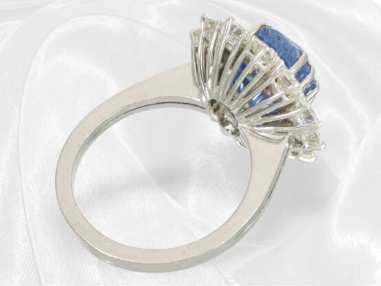 Ring: hochwertiger vintage Saphir/Brillantring, ca. 6,5ct, ehem. NP 23.000DM - photo 6