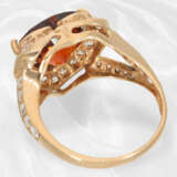 Ring: Sehr schöner Damenring mit seltenem Spessartin ( Mandarin Granat ), ca. 4,78ct - Foto 5