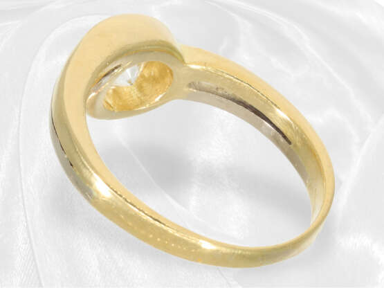 Ring: ausgefallener Brillant/Solitärring, ca. 1ct, oberer Qualitätsbereich - Foto 4