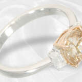 Ring: moderner Diamantring mit großem Fancy Diamant von ca. 2ct - photo 2