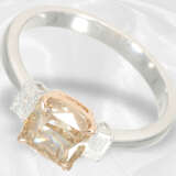 Ring: moderner Diamantring mit großem Fancy Diamant von ca. 2ct - Foto 3