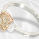 Ring: moderner Diamantring mit großem Fancy Diamant von ca. 2ct - фото 6