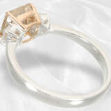 Ring: moderner Diamantring mit großem Fancy Diamant von ca. 2ct - photo 7