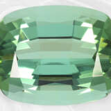 Leuchtend grüner, wertvoller Turmalin im Cushion-Cut, ca. 26,66ct - Foto 2