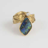 OPAL-RING MIT BRILLANT - photo 1