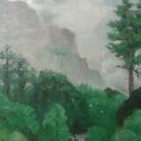 „Северная Осетия. Гора Монах“ Karton Ölfarbe Realismus Landschaftsmalerei 1989 - Foto 1