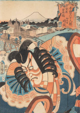 UTAGAWA KUNISADA I, TOTO NIHONBASHI OMATSURI NO ODORI - фото 1