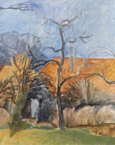 WERNER GLICH GEHÖFT HINTER BÄUMEN (1967)