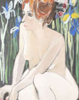 HERMA KÖRDING 'AKT MIT WASSERPFLANZEN' (1965)