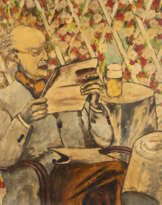 LUI RUMMLER ZEITUNGSLESENDER HERR