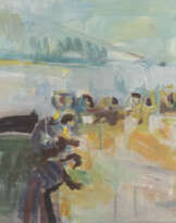 YVONNE SCHWEIDTMANN PAAR ÖLSTUDIEN AUF PAPIER