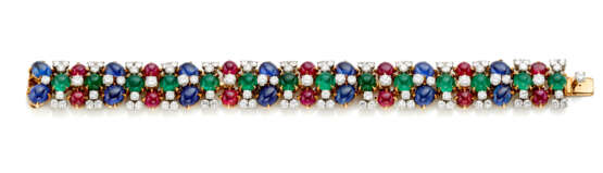 BULGARI Diamond, cabochon ruby, em… - photo 2