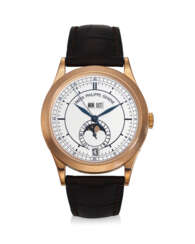 PATEK PHILIPPE, REF. 5396R-001, AN 18K ROSE GOLD ANNUAL CALENDAR WRISTWATCH WITH MOON PHASES AND 24-HOUR INDICATOR