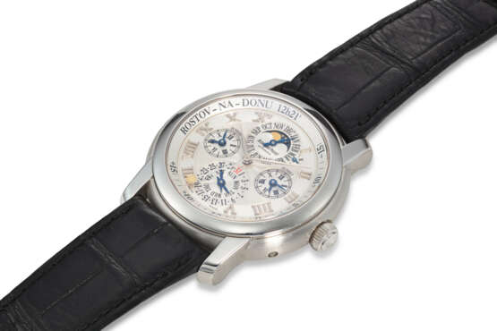 AUDEMARS PIGUET, REF. 26003BC.OO.D002.CR, JULES AUDEMARS EQUATION OF TIME, A VERY FINE 18K WHITE GOLD PERPETUAL CALENDAR WRISTWATCH WITH MOON PHASES AND EQUATION OF TIME - фото 2