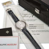 PATEK PHILIPPE, REF. 5235G-001, AN 18K WHITE GOLD ANNUAL CALENDAR WRISTWATCH WITH REGULATOR DIAL, FACTORY SEALED - фото 4