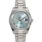 ROLEX, REF. 218206, DAY-DATE II, A PLATINUM WRISTWATCH WITH ITALIAN DAY AND DATE - photo 1