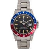 ROLEX, REF. 16750, GMT-MASTER “PEPSI,” A STEEL GMT WRISTWATCH WITH MATTE DIAL AND DATE - photo 1