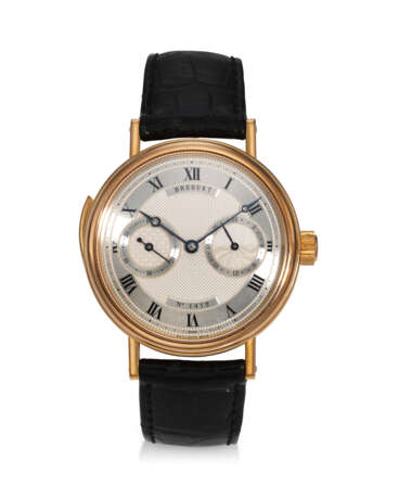 BREGUET, REF. 3637, CLASSIQUE, A VERY FINE AND RARE 18K ROSE GOLD MINUTE REPEATING WRISTWATCH WITH 24-HOUR INDICATOR - Foto 1