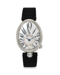 BREGUET, REF. 8918BB58864D00D, REINE DE NAPLES, A FINE 18K WHITE GOLD, MOTHER-OF-PEARL, AND DIAMOND-SET WRISTWATCH