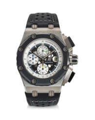 AUDEMARS PIGUET, REF. 26078IO.OO.D001VS.01, ROYAL OAK OFFSHORE, RUBENS BARRICHELLO II, A LIMITED EDITION TITANIUM AND CERAMIC CHRONOGRAPH WRISTWATCH WITH DATE, NUMBERED 906 OUT OF 1000 EXAMPLES