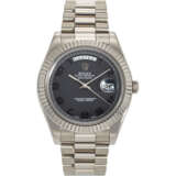 ROLEX, REF. 218239, DAY-DATE II, AN 18K WHITE GOLD WRISTWATCH WITH ITALIAN DAY AND DATE - Foto 1