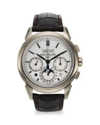 PATEK PHILIPPE, REF. 5270G-001, A FINE 18K WHITE GOLD PERPETUAL CALENDAR CHRONOGRAPH WRISTWATCH WITH MOON PHASES, LEAP YEAR, AND DAY/NIGHT INDICATOR