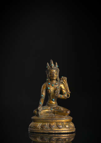 Vergoldete Bronze der Sitatara - photo 1