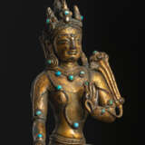 Vergoldete Bronze der Sitatara - photo 2