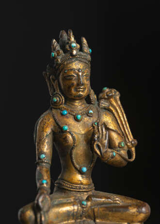 Vergoldete Bronze der Sitatara - photo 2