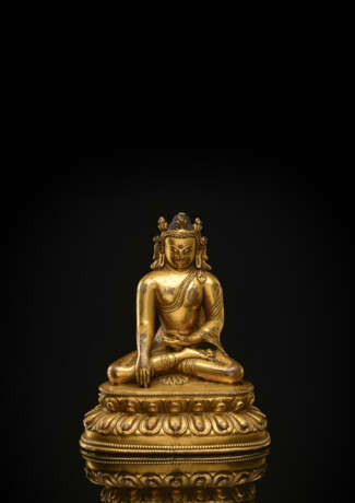 Feuervergoldete Bronze des Buddha - Foto 1