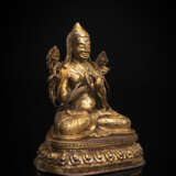 Feuervergoldete Bronze des Tsongkhapa - photo 2